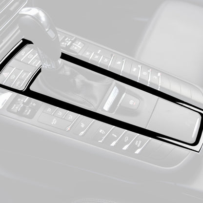 For Porsche Macan 2014-2021 Car Gear Panel Decorative Sticker, Left and Right Drive Universal, For Macan 2014-2021, Gear Panel