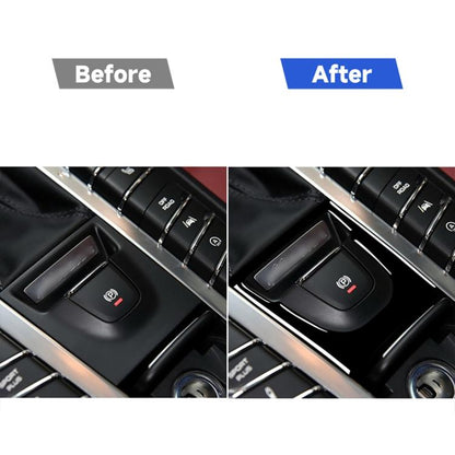 For Porsche Macan 2014-2021 Car Electronic Handbrake Panel Decorative Sticker, Left and Right Drive Universal, For Macan 2014-2021, Electronic Handbrake Panel