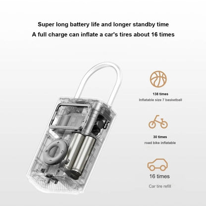Xiaomi Mijia Air Pump 2 Pro Portable Electric Air Compressor Mi Inflatable Treasure 150psi High Pressure For Motorcycle Car Soccer, Mijia Air Pump 2 Pro