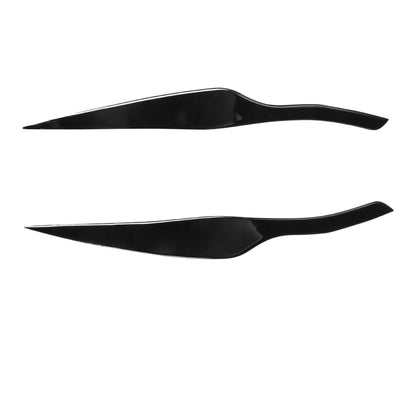 Pair Car Lamp Eyebrow Soft Decorative Sticker for BMW 3 Series E90 2005-2012, For BMW 3 Series E90 2005-2012
