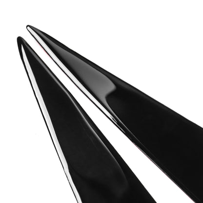 Pair Car Lamp Eyebrow Soft Decorative Sticker for BMW 5 Series F10 2010-2013, For BMW 5 Series F10 2010-2013