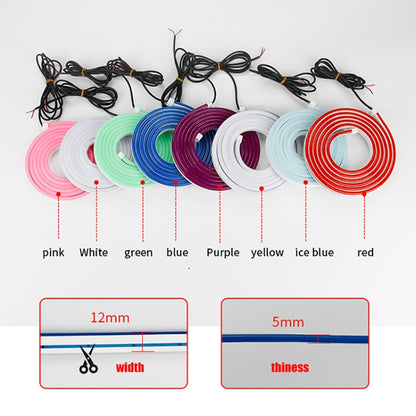 2m Car Daytime Running Super Bright Decorative LED Atmosphere Light, 2m