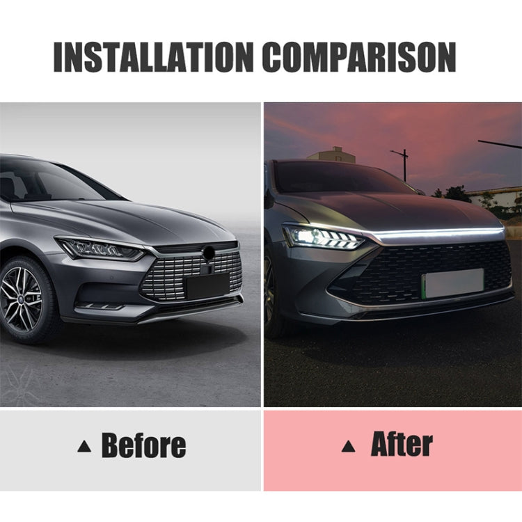 2m Car Daytime Running Super Bright Decorative LED Atmosphere Light, 2m