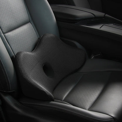 Car Memory Foam Breathable Lumbar Cushion, Lumbar Cushion