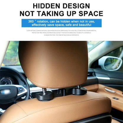 1 Pair Car Seat Back Hidden Hook