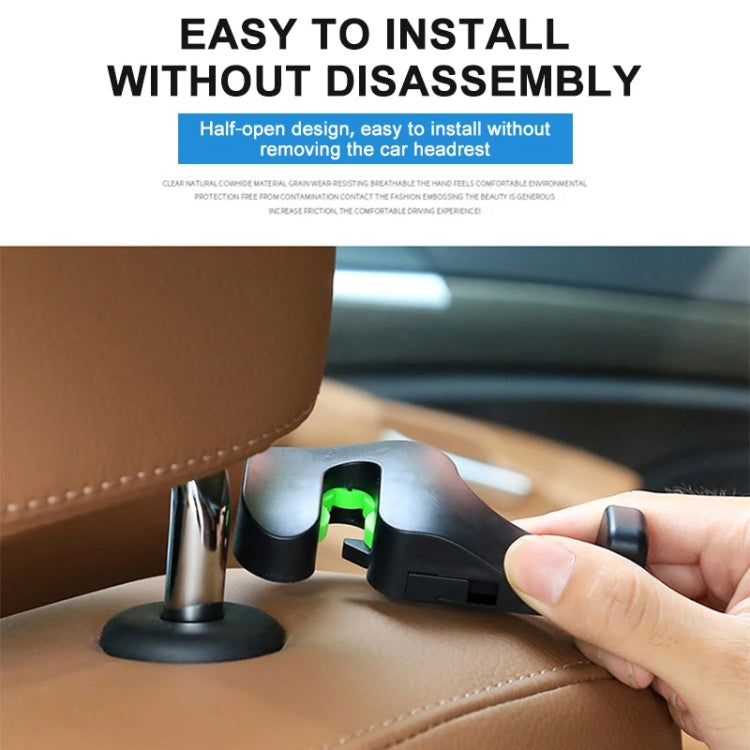 1 Pair Car Seat Back Hidden Hook