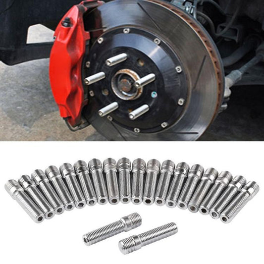 20pcs / Set 5.8cm Universal Car Modification Extended Wheels Stud Conversion M14x1.5 to M14x1.5 Screw Adapter LN032 LN033 LN044, 5.8cm M14x1.5 to M14x1.5