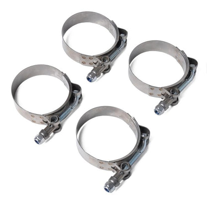 4 PCS/Pack Stainless Steel T-Bolt Hose Clamps Pipe Clip Fuel Line Clip, Size: 80-88mm, Size: 80-88mm