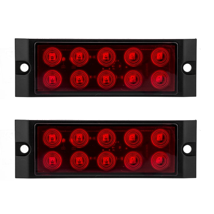 2pcs Car / Truck 10LEDs Side Marker Indicator Lights Bulb Lamp, MK-017 (Red), MK-017 (White), MK-017(Orange)