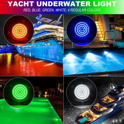 Ship / Yacht 10-30V 90LEDs Waterproof Stainless Steel Underwater Light, 10-30V White Light, 10-30V Red Light, 10-30V Green Light, 10-30V Blue Light
