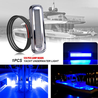 Ship / Yacht 10-30V 120LEDs Waterproof Stainless Steel Underwater Light, 120LEDs 10-30V Blue Light, 120LEDs 10-30V Green Light, 120LEDs 10-30V Red Light, 120LEDs 10-30V White Light