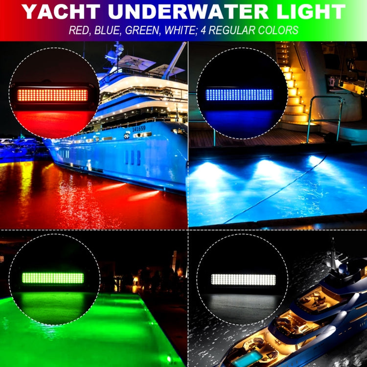 Ship / Yacht 10-30V 120LEDs Waterproof Stainless Steel Underwater Light, 120LEDs 10-30V Red Light, 120LEDs 10-30V White Light, 120LEDs 10-30V Blue Light, 120LEDs 10-30V Green Light