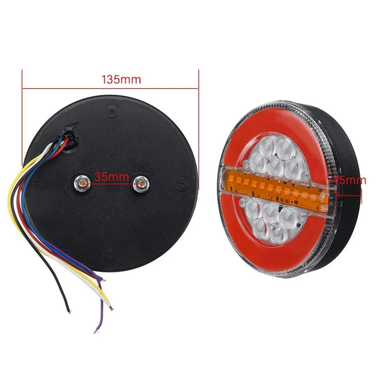 4 inch 24V Truck LED Flowing Water Taillight, 24V