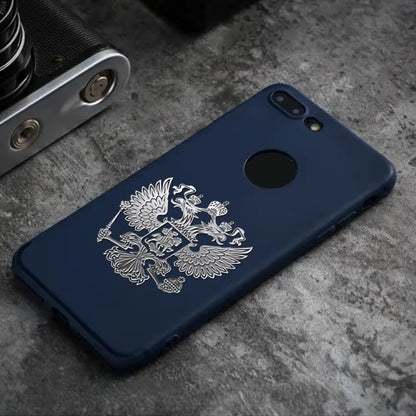 10pcs PITREW Coat of Arms of Russia Emblem Nickel Metal Car Stickers Decals, Russia Emblem Silver