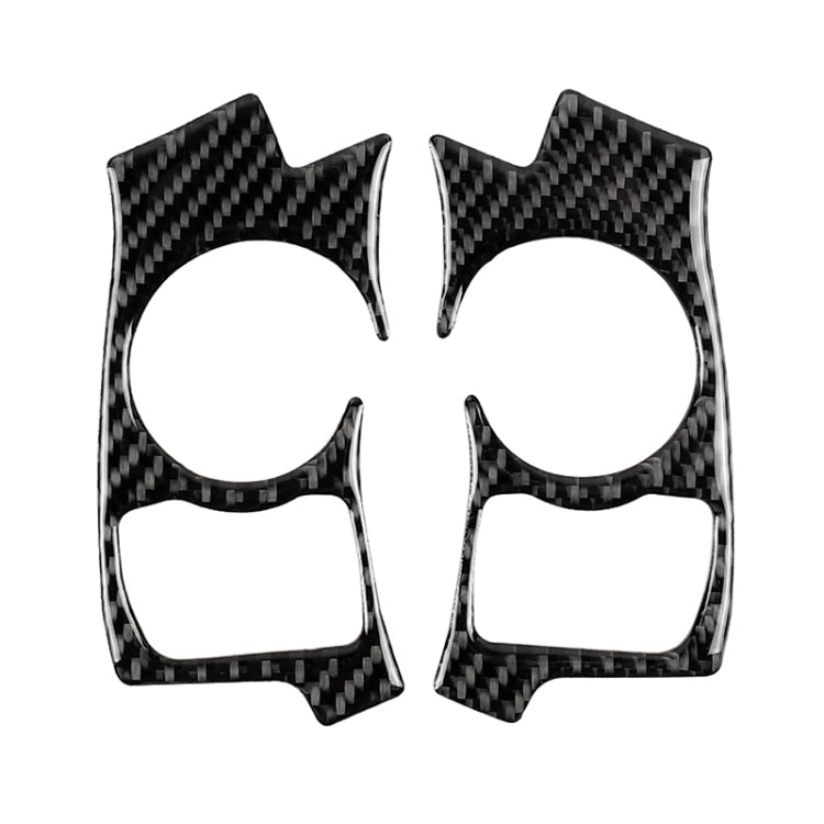 Car Carbon Fiber Steering Wheel Button Decorative Sticker for Lexus IS250 NX200 200t 300h 2013-2020, B Style, Steering Wheel Button B Style