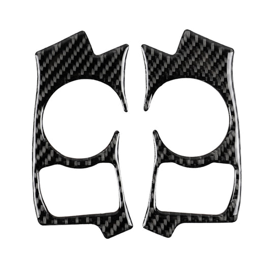 Car Carbon Fiber Steering Wheel Button Decorative Sticker for Lexus IS250 NX200 200t 300h 2013-2020, B Style, Steering Wheel Button B Style