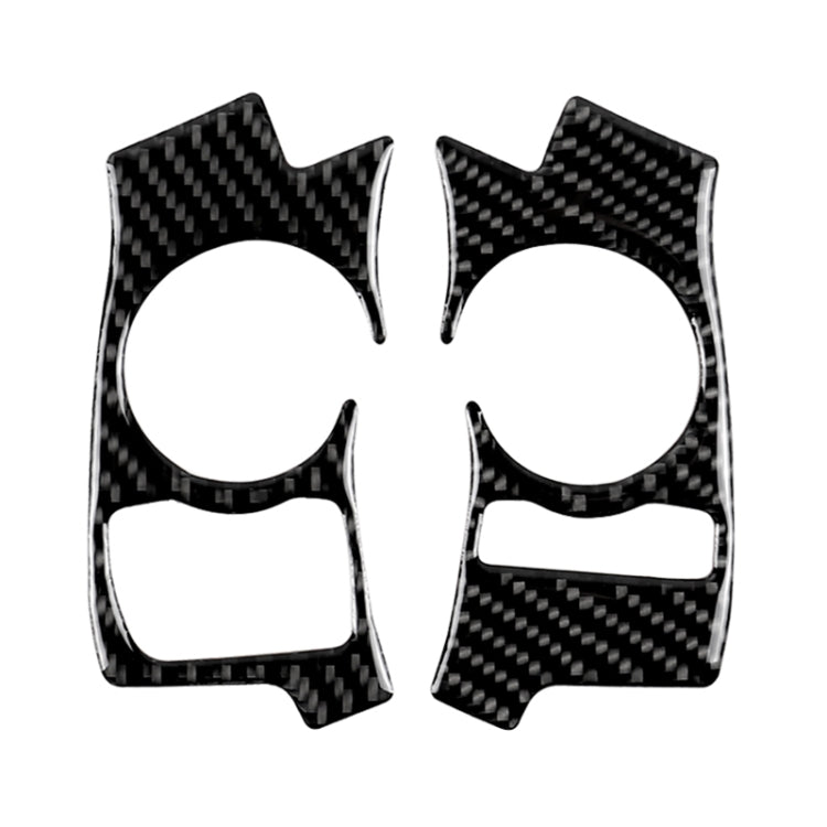 Car Carbon Fiber Steering Wheel Button Decorative Sticker for Lexus IS250 NX200 200t 300h 2013-2020, A Style, Steering Wheel Button A Style