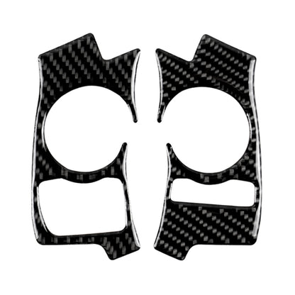 Car Carbon Fiber Steering Wheel Button Decorative Sticker for Lexus IS250 NX200 200t 300h 2013-2020, A Style, Steering Wheel Button A Style