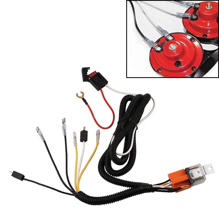 24V Horn Wiring Harness Relay Kit for Car Truck Grille Mount Blast Tone Horns, 24V Horn Wiring Harness Relay Kit