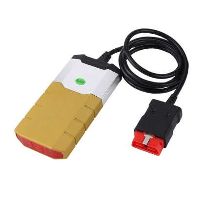 Car Bluetooth Diagnostic Cables Aluminum Alloy OBD2 Diagnostic Tool Delphi DS150E, Aluminum Alloy (Red), Aluminum Alloy (Gold)