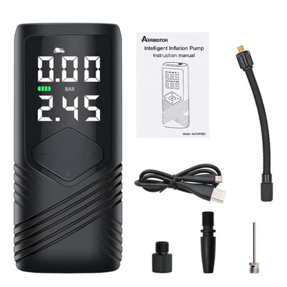 Portable Car Multi-function Digital Display Tire Wireless Electric Air Pump, Wireless