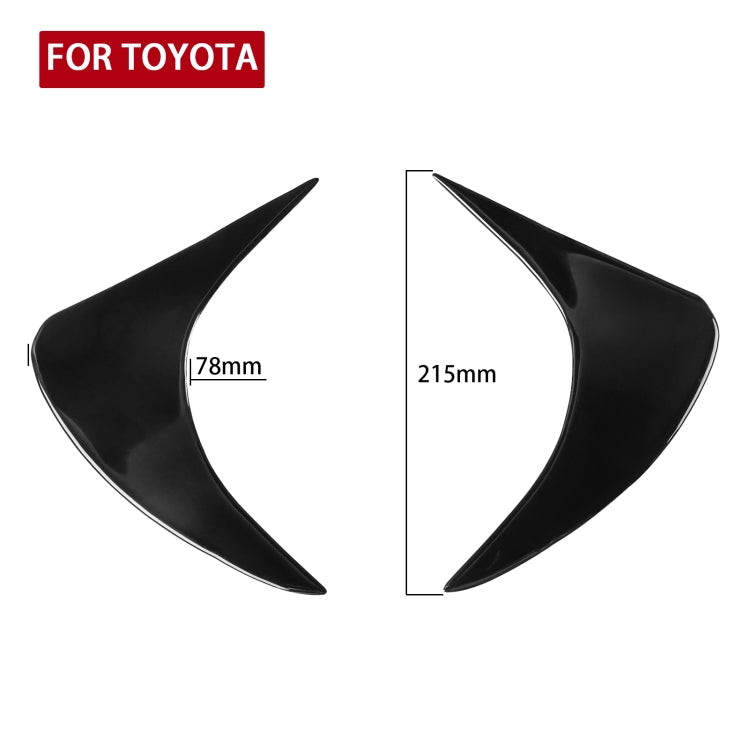 Pair Car Front Lamp Eyebrow Soft Decorative Sticker for Toyota GT86 2013-2020, For Toyota GT86 2013-2020 Front
