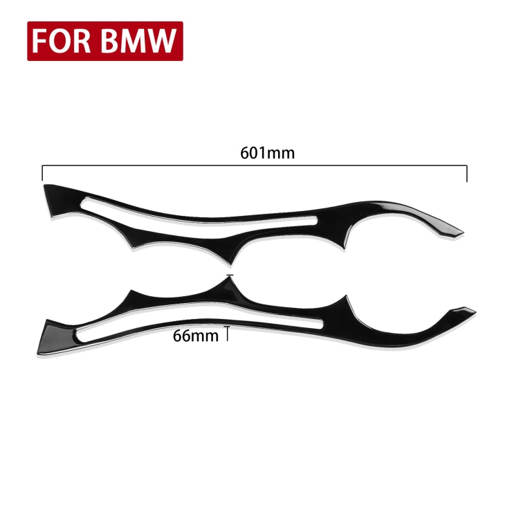 Pair Car Lamp Eyebrow Soft Decorative Sticker for BMW E60 5 Series 2004-2010, For BMW E60 5 Series 2004-2010