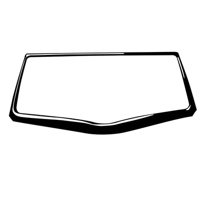 For Nissan 370Z Z34 2009- Car Multimedia Navigation Button Panel Decorative Sticker, Left and Right Drive Universal, Multimedia Navigation Button Panel