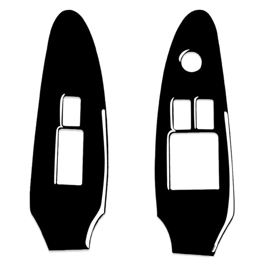 For Nissan 370Z Z34 2009- 2 in 1 Car Window Lift Panel Decorative Sticker, Right Drive, Window Lift Panel, Right Drive