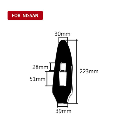For Nissan 370Z Z34 2009- Car Co-driver Side Door Lift Panel Decorative Sticker, Right Drive, Co-driver Side Door Lift Panel, Right Drive