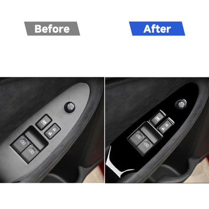 For Nissan 370Z Z34 2009- Car Driver Side Door Lift Panel Decorative Sticker, Left Drive, Driver Side Door Lift Panel, Left Drive