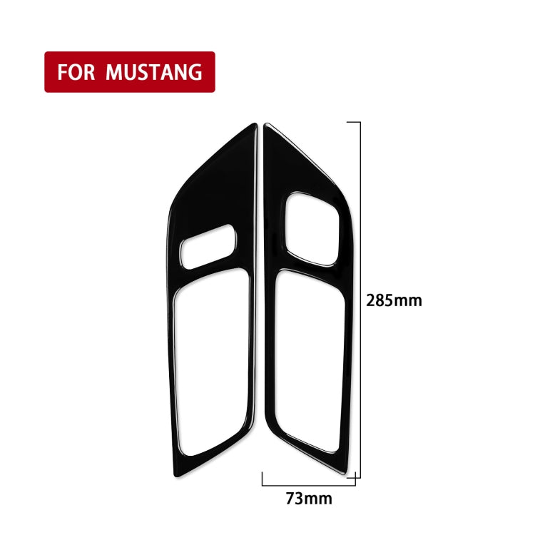 For Ford Mustang 2015-2020 Car Door Handle Panel Decorative Sticker, Right Drive, Door Handle Panel, Right Drive