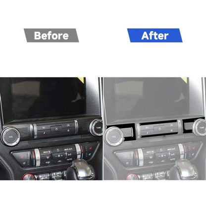 For Ford Mustang 2015-2020 Car Central Control CD Decorative Sticker, Left and Right Drive Universal, Central Control CD