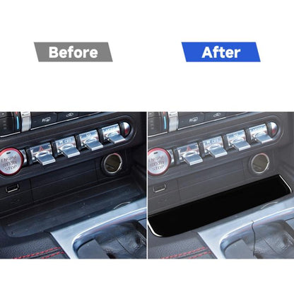 For Ford Mustang 2015-2020 Car Water Cup Holder Upper Decorative Sticker, Left and Right Drive Universal, Water Cup Holder Upper