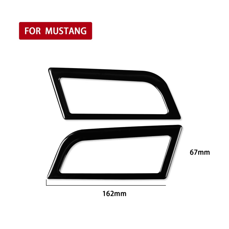 For Ford Mustang 2015-2020 Car Side Air Outlet Decorative Sticker, Left and Right Drive Universal, Side Air Outlet