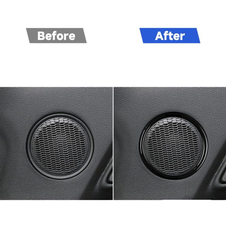 For Ford Mustang 2015-2020 Car Horn Ring Decorative Sticker, Left and Right Drive Universal, Horn Ring