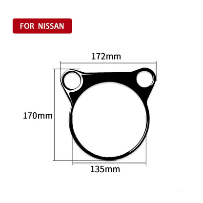 For Nissan 370Z Z34 2009- Car Automatic Gear Console Panel Decorative Sticker, Left and Right Drive Universal, Automatic Gear Console Panel