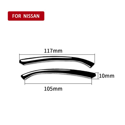 For Nissan 370Z Z34 2009- Car Dashboard Decorative Sticker, Left and Right Drive Universal, Dashboard