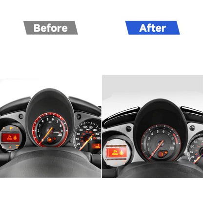 For Nissan 370Z Z34 2009- Car Dashboard Decorative Sticker, Left and Right Drive Universal, Dashboard