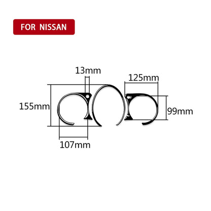 For Nissan 370Z Z34 2009- Car Dashboard Panel Decorative Sticker, Left and Right Drive Universal, Dashboard Panel