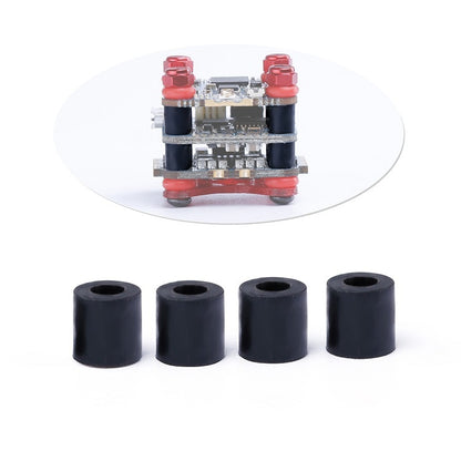 5 Packs / 100pcs iFlight M2 4mm Damping Standoff 16x16 Flytower Shock Absorber Rubber Column Separation Pillar for FPV Race Drone, 4mm 16x16