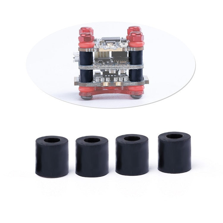 100 PCS iFlight M2 5mm Damping Standoff 20x20 Flytower Shock Absorber Rubber Column Separation Pillar for FPV Race Drone, 5mm 20x20