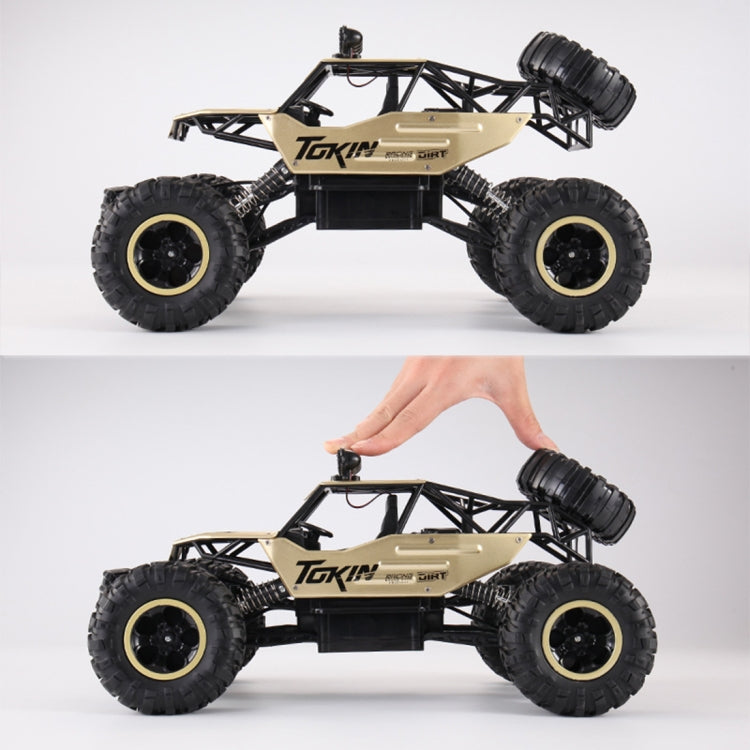 HD6026 1:12 Large Alloy Climbing Car Mountain Cross-country Four-wheel Drive Remote Control Car Toy, Size: 37cm, 6255 2.4GHz 1:16(Green), HD6026 1:12(Gold), HD6026 1:12(Red), HD6026 1:12(Silver), HD6026 1:12(Black)