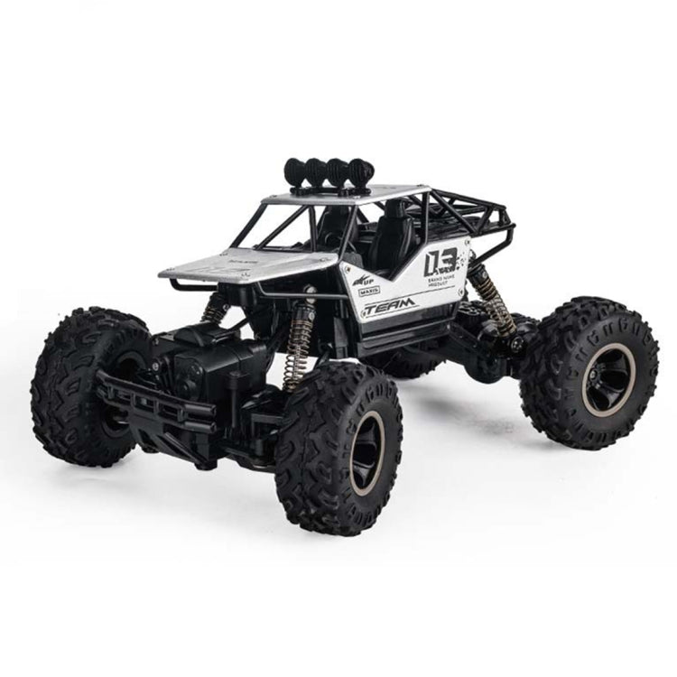 HD6026 1:16 Large Alloy Climbing Car Mountain Cross-country Four-wheel Drive Remote Control Car Toy, Size: 28cm, HD6026 1:16(Silver), HD6026 1:16(Black), HD6026 1:16(Blue), HD6026 1:16(Red)