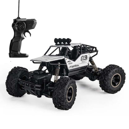 HD6026 1:16 Large Alloy Climbing Car Mountain Cross-country Four-wheel Drive Remote Control Car Toy, Size: 28cm, HD6026 1:16(Red), HD6026 1:16(Silver), HD6026 1:16(Black), HD6026 1:16(Blue)