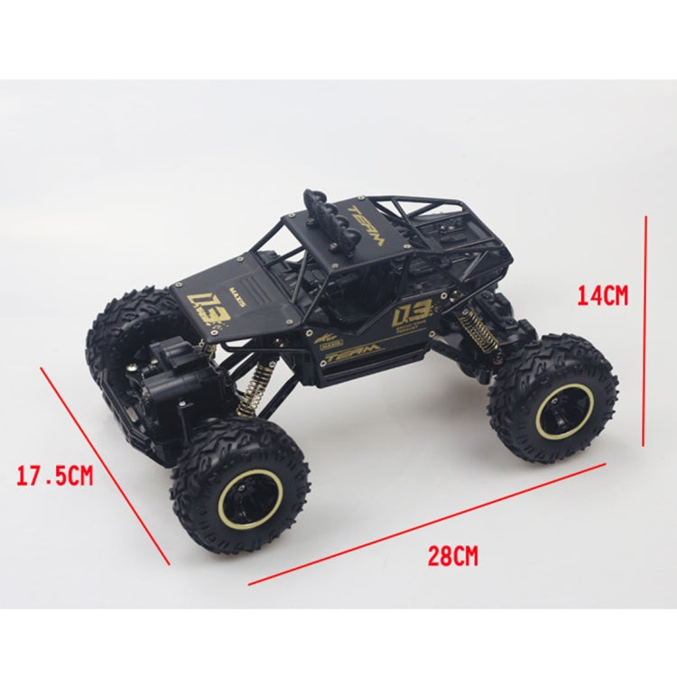 HD6026 1:16 Large Alloy Climbing Car Mountain Cross-country Four-wheel Drive Remote Control Car Toy, Size: 28cm, HD6026 1:16(Red), HD6026 1:16(Silver), HD6026 1:16(Black), HD6026 1:16(Blue)