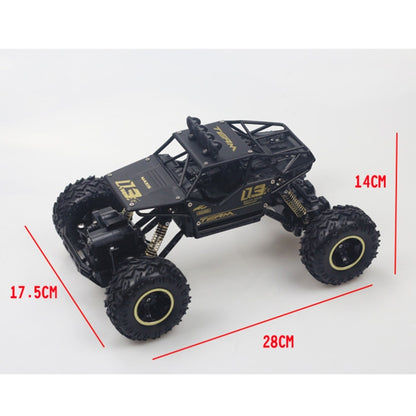 HD6026 1:16 Large Alloy Climbing Car Mountain Cross-country Four-wheel Drive Remote Control Car Toy, Size: 28cm, HD6026 1:16(Red), HD6026 1:16(Silver), HD6026 1:16(Black), HD6026 1:16(Blue)