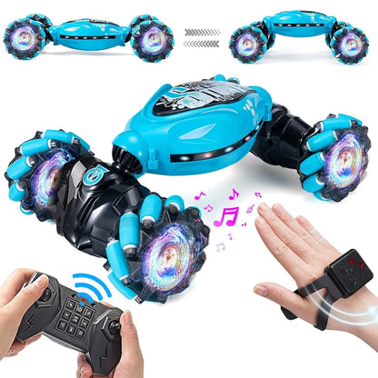 YDJ-D876 Gesture Sensing RC Stunt Car, YDJ-D876 (Blue)