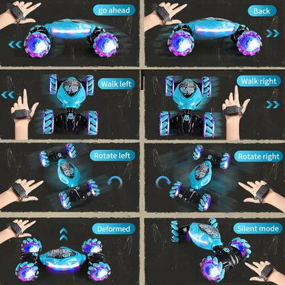 YDJ-D876 Gesture Sensing RC Stunt Car, YDJ-D876 (Blue)