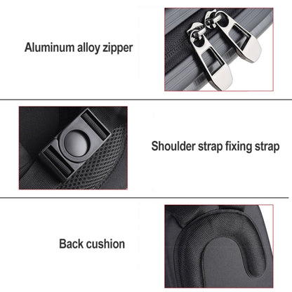 Waterproof Backpack Shoulders Turtle Hard Case Storage Box Outdoor Travel Bag for DJI FPV, For DJI FPV (Metallic Grey)